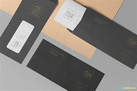 envelope and card smart object|55+ Best Free Envelope Mockups .